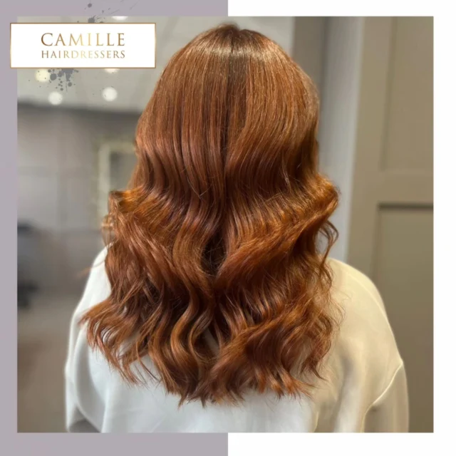 'Beautiful copper' this was created by our colour specialist Katie.